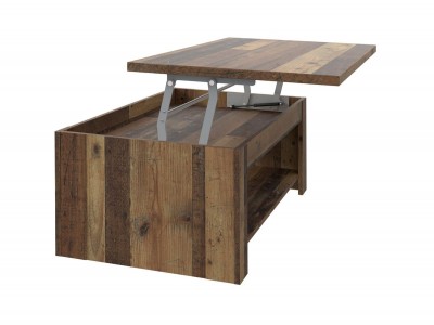 Mesa centro elevable de 110x65 cm madera vintage_3