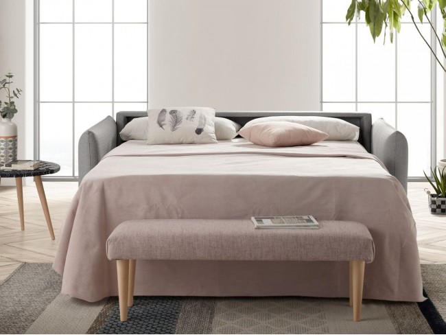 Sofá cama italiano de 188x104 cm abierto