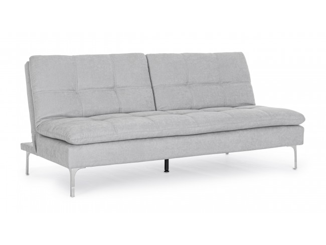 Sofá cama de 190x94x85 cm gris claro