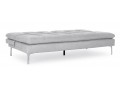 Sofá cama de 190x94x85 cm gris claro abierto