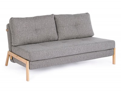 Sofá cama de 151x96x79 cm gris