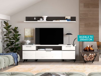 Mueble TV de 200x42x65 cm