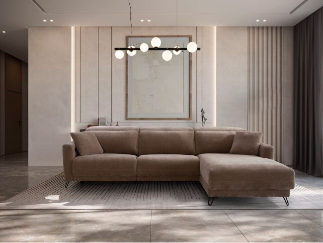 Sofá chaise longue de 282x174x107 cm