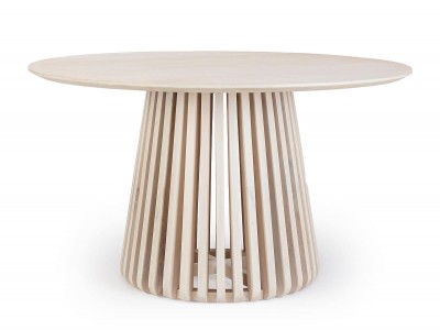 Mesa comedor redonda de 130x75 cm