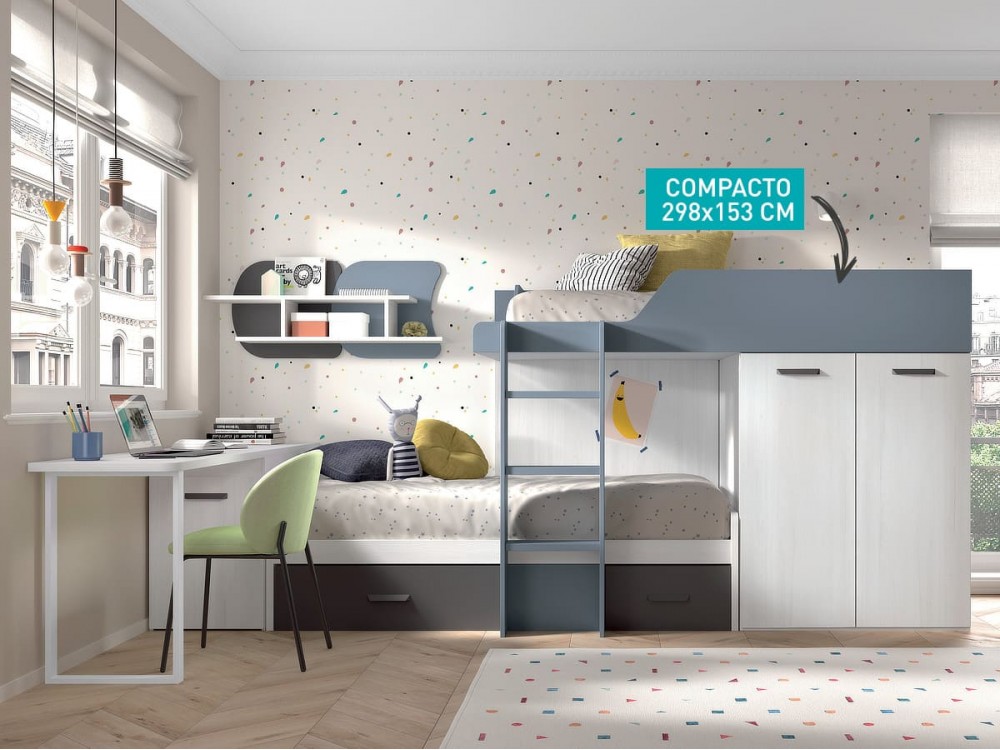 Compacto juvenil 298x153 cm