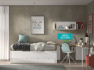 Mesa de estudio angular