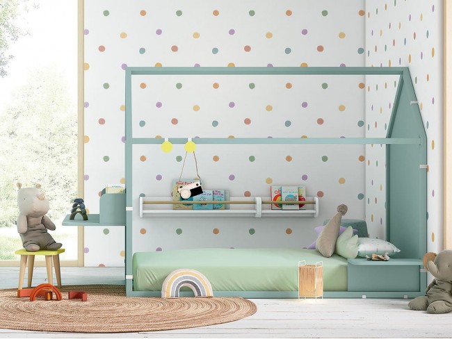 Cama casita 90x190 cm