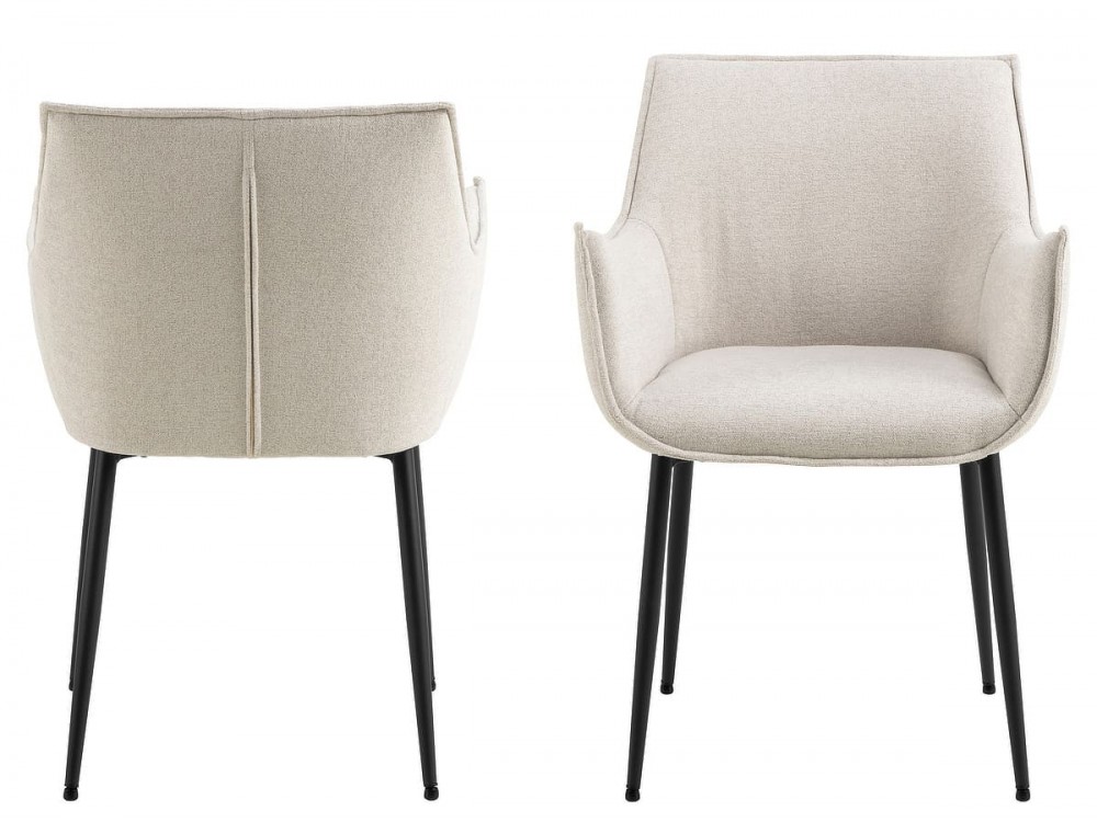 Silla giratoria beige