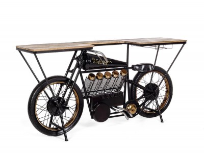 Consola bar moto de 183x43x89 cm