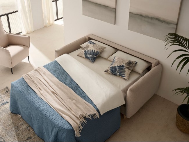Sofá cama italiano de 188x104 cm_abierto