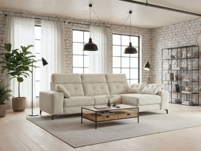 Sofá chaise longue motorizado de 300x172x104 cm