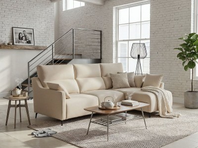 Sofá chaise longue de 260x150x100 cm