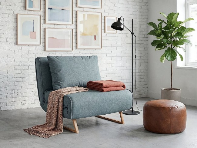 Sofá cama de 90x86x88 cm