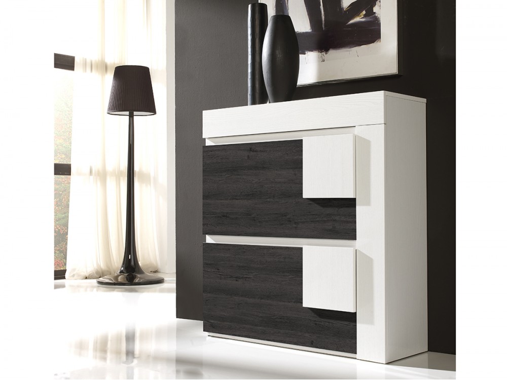 Mueble zapatero modelo On Concept Design 3p blanco eco - Mubak